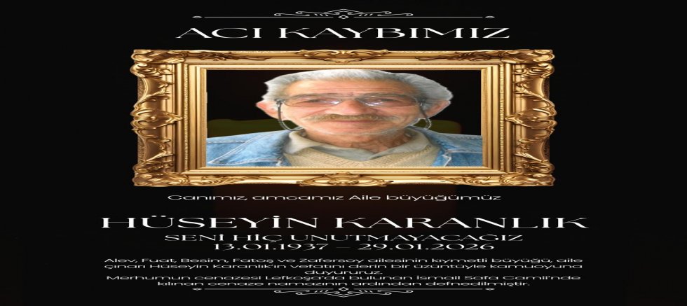 Acı kayıp: Hüseyin Karanlık’ın vefatı sevenlerini özdü…