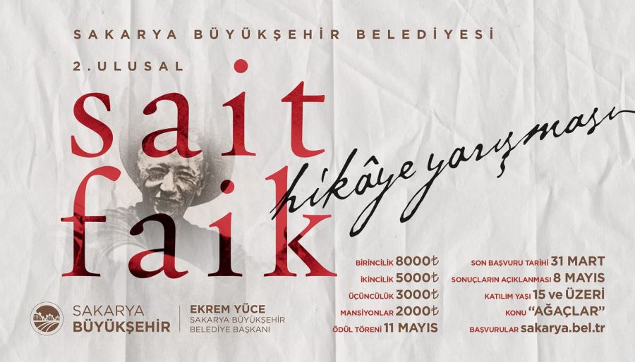 2. Ulusal Sait Faik Abasıyanık hikaye yarışmasına başvurular tamamlandı