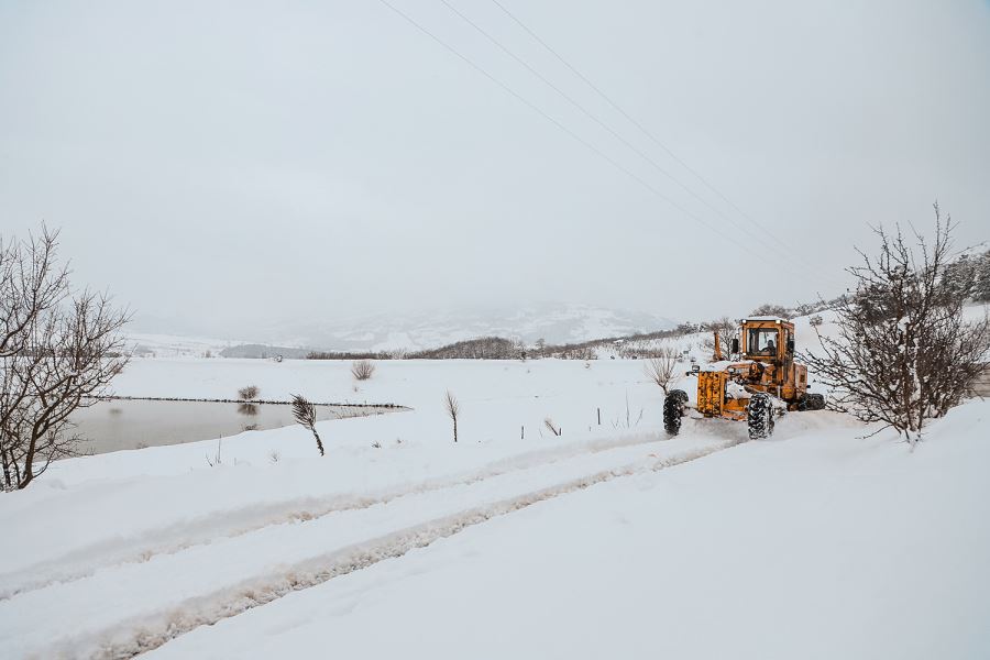 41 mahalle yolu ulaşıma açıldı