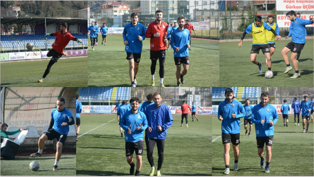 A.Hopaspor Siirt İl Özel İdarespor Maçı Hazırlıklarını Sürdürüyor
