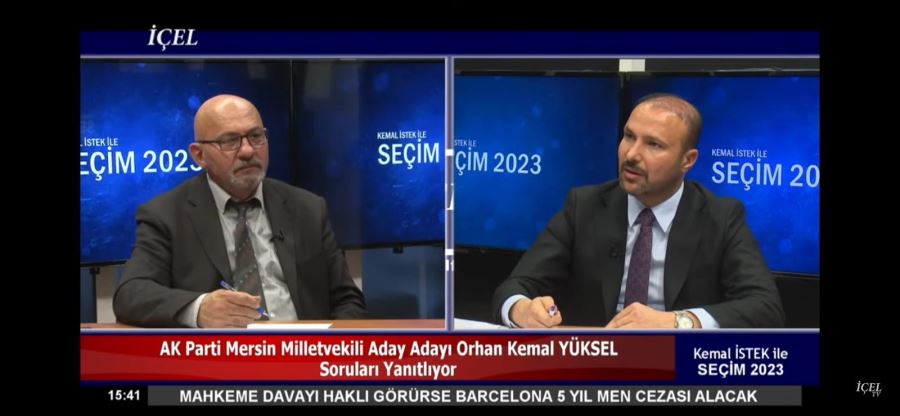 AK PARTİLİ YÜKSEL ‘SEÇİM 2023’ PROGRAMINDA SEÇİME DAİR SORULARI YANITLADI