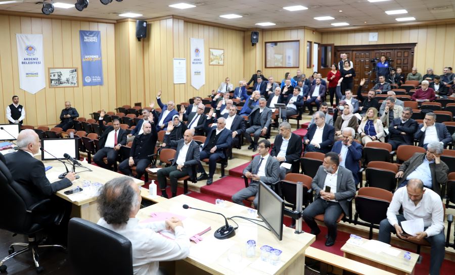 AKDENİZ BELEDİYE MECLİS TOPLANTISI HABERİ