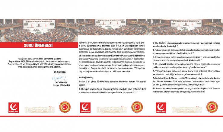 Ali Yüksel: Türkiye’nin Hava Sahasındaki Güvenlik Zafiyetleri Aydınlatılmalıdır - GÜNDEM - İnternetin Ajansı