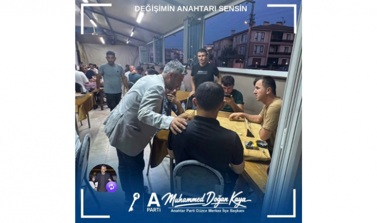 Anahtar Parti Düzce Merkez İlçe Başkanı Muhammed Doğan Kaya Mahalle Buluşmalarını Sürdürüyor - GÜNDEM - İnternetin Ajansı