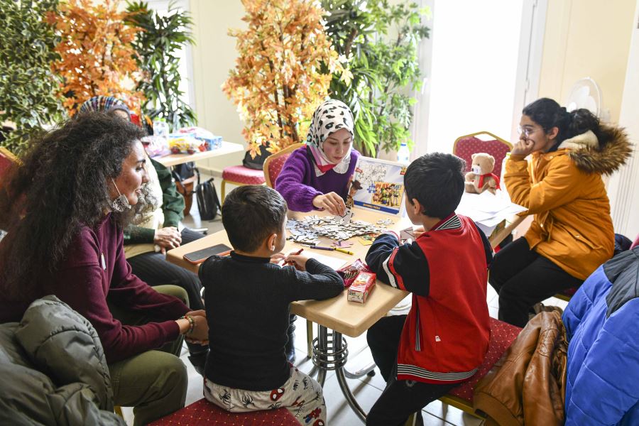 ANKARA BÜYÜKŞEHİR BELEDİYESİ 4 BİN 500 DEPREMZEDE VATANDAŞI AĞIRLIYOR