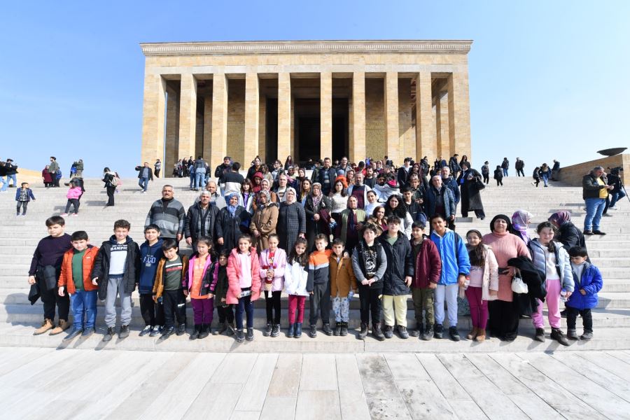 ANKARA BÜYÜKŞEHİR BELEDİYESİNDEN DEPREMZEDE ÇOCUKLARA ÖZEL HAFTA SONU