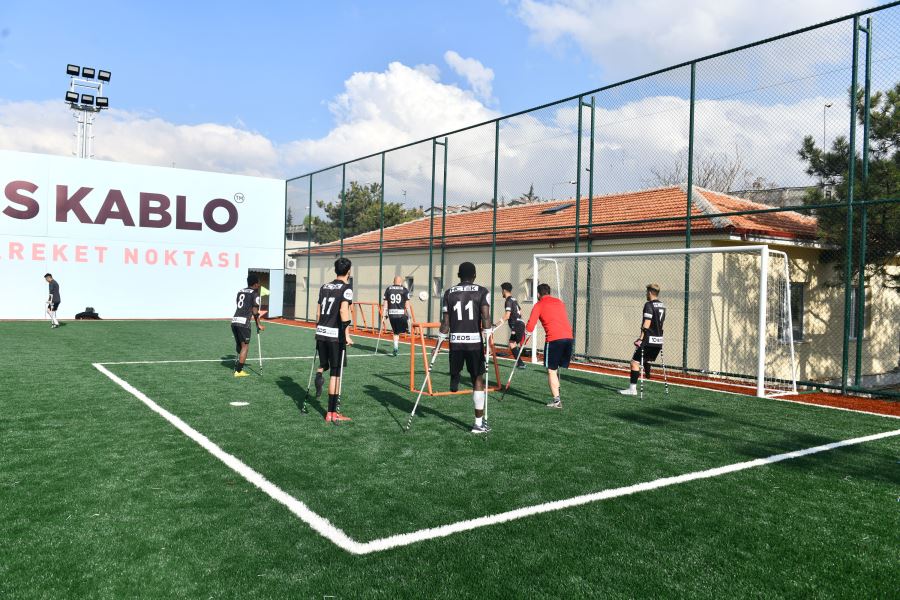 ANKARA BÜYÜKŞEHİRDEN SPORA YENİ DESTEK: AMPUTE FUTBOL PARKI AÇILDI