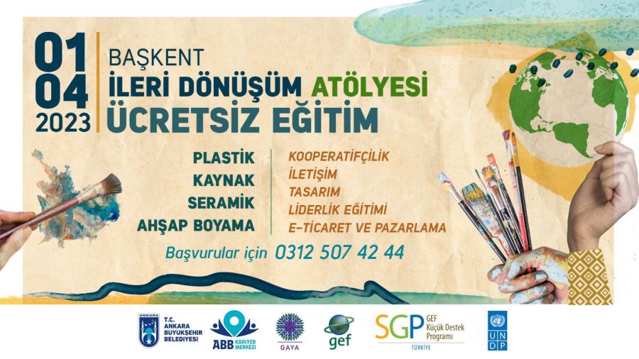 ANKARA BÜYÜKŞEHİRDEN YENİ BİR SIFIR ATIK PROJESİ: İLERİ DÖNÜŞÜM ATÖLYESİ BAŞLIYOR