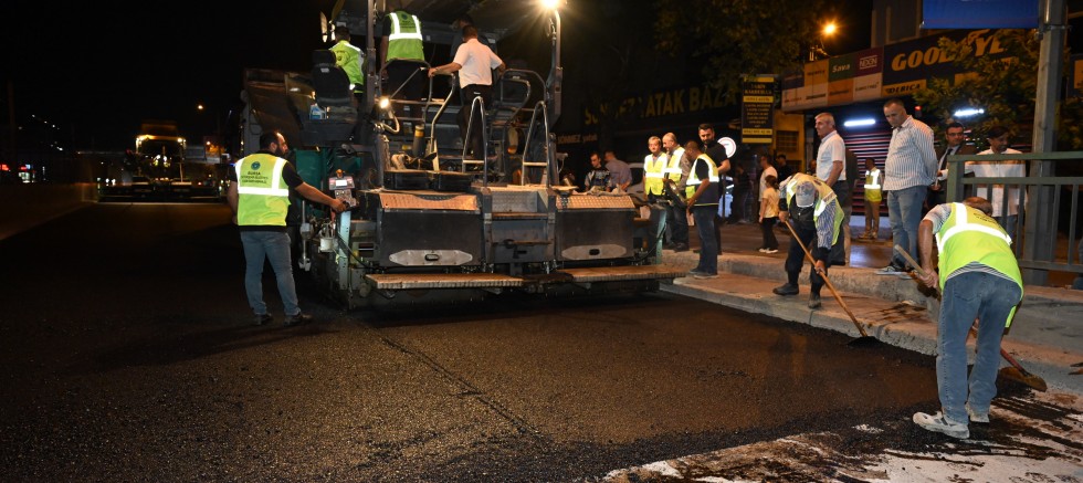Ankara yolunda gece mesaisi sürüyor - GÜNDEM - İnternetin Ajansı