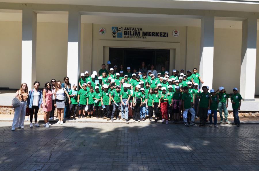 Antalya Bilim Merkezi’nde öğrencilere çevre bilinci aşılandı