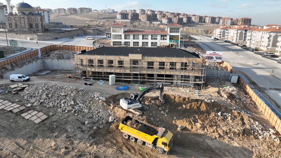 ARDIÇLI SAĞLIK VE SOSYAL TESİSİ’NİN YAPIMI SÜRÜYOR