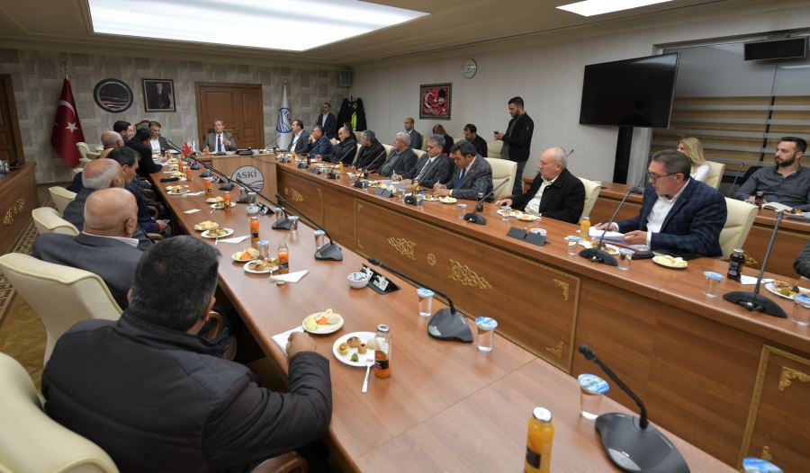 ASKİ GENEL MÜDÜRÜ ERDOĞAN ÖZTÜRK, BALÂ MUHTARLARIYLA BULUŞTU