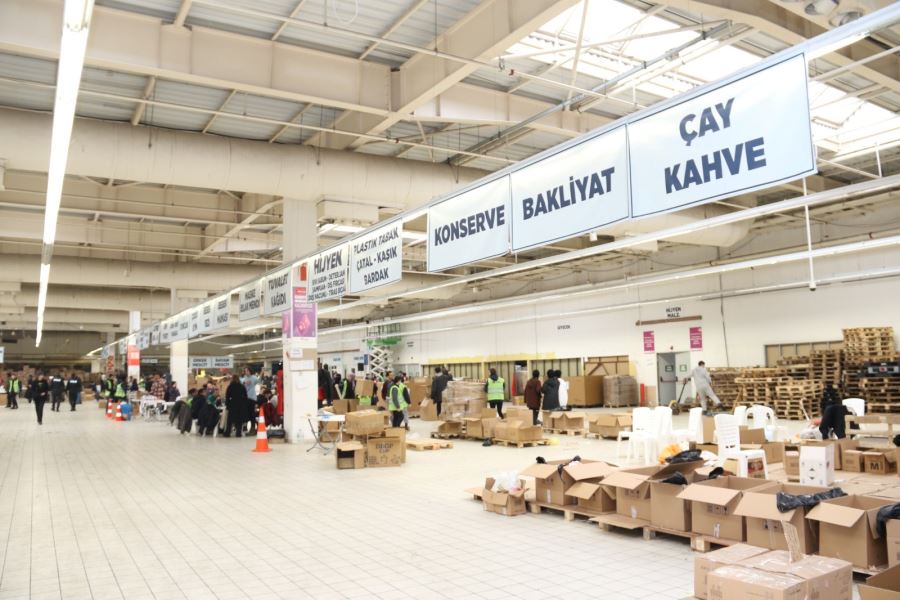 Ayni Yardım Merkezi’nden deprem bölgesine 329 tır