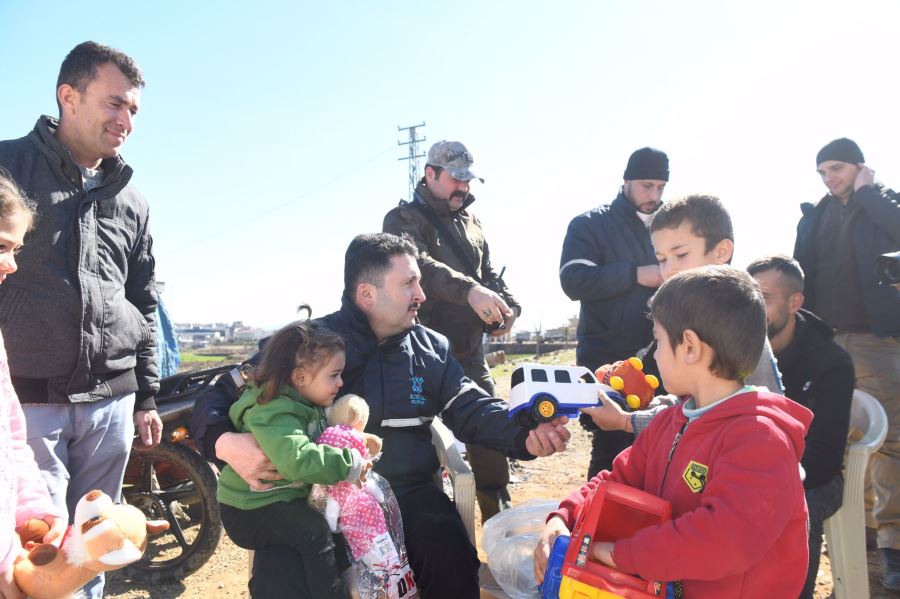BAŞKAN AVCI DEPREM BÖLGESİNDE