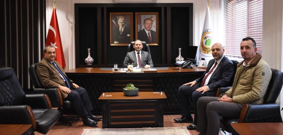 Başkan Aydın Bursa Orman Bölge Müdürlüğü Görevine Atanan Esat Şimşek'i Ziyaret Etti