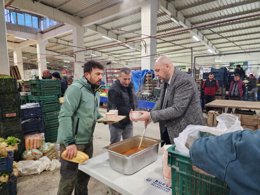 Başkan Aydın Güne Pazarcı Esnafıyla Merhaba Dedi