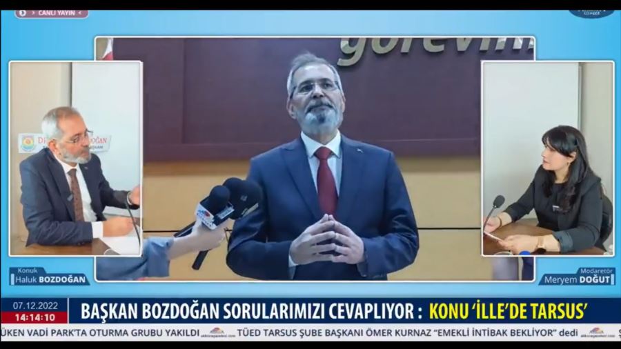 BAŞKAN BOZDOĞAN, “ TARSUS’UN İL OLMASI İÇİN HALKIN BİRLEŞMESİ VE BÜTÜNLEŞMESİ GEREKİYOR ”