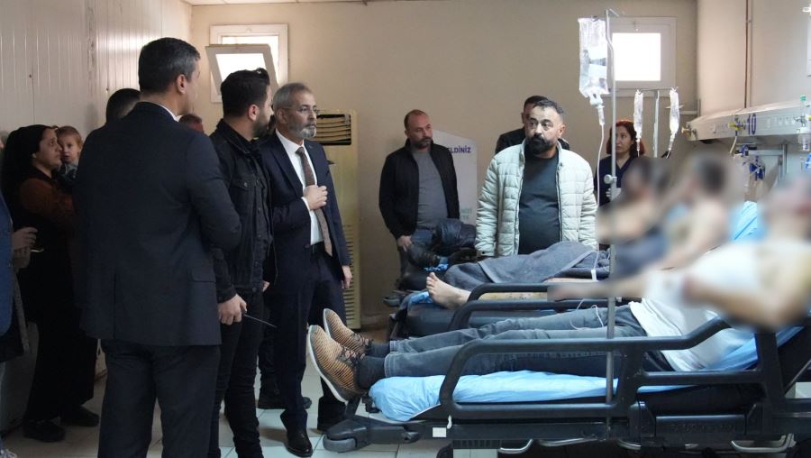 BAŞKAN BOZDOĞAN YARALANAN POLİS MEMURLARINI YALNIZ BIRAKMADI