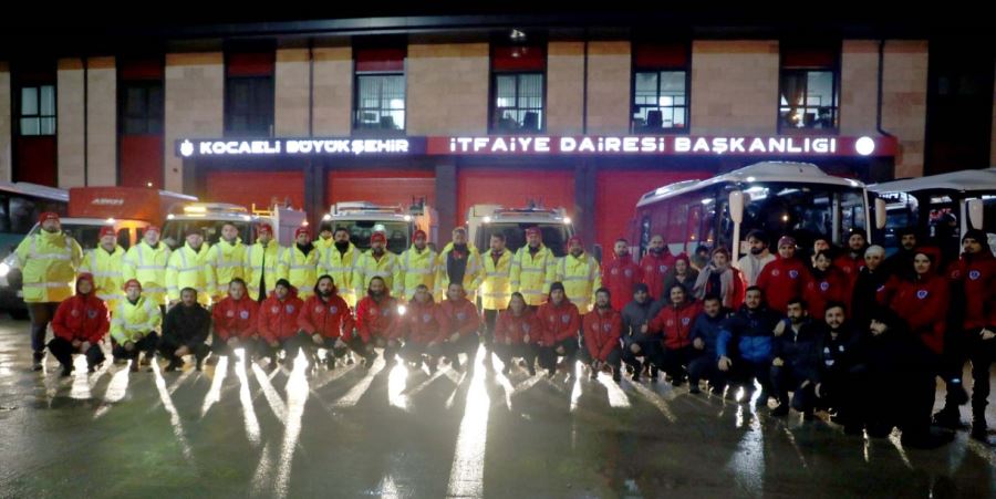 Başkan Büyükakın: 85 araç ve 372 personelle afet bölgesindeyiz