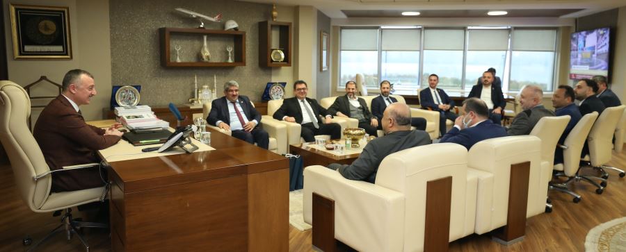 Başkan Büyükakın, KOTO yönetimini konuk etti