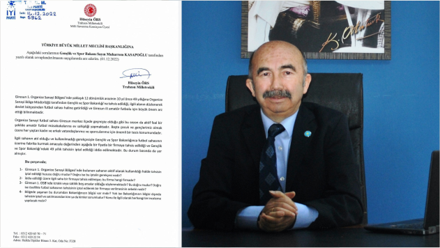 BAŞKAN EROĞLU’NDAN BAKAN KASAPOĞLU’NA SORULAR