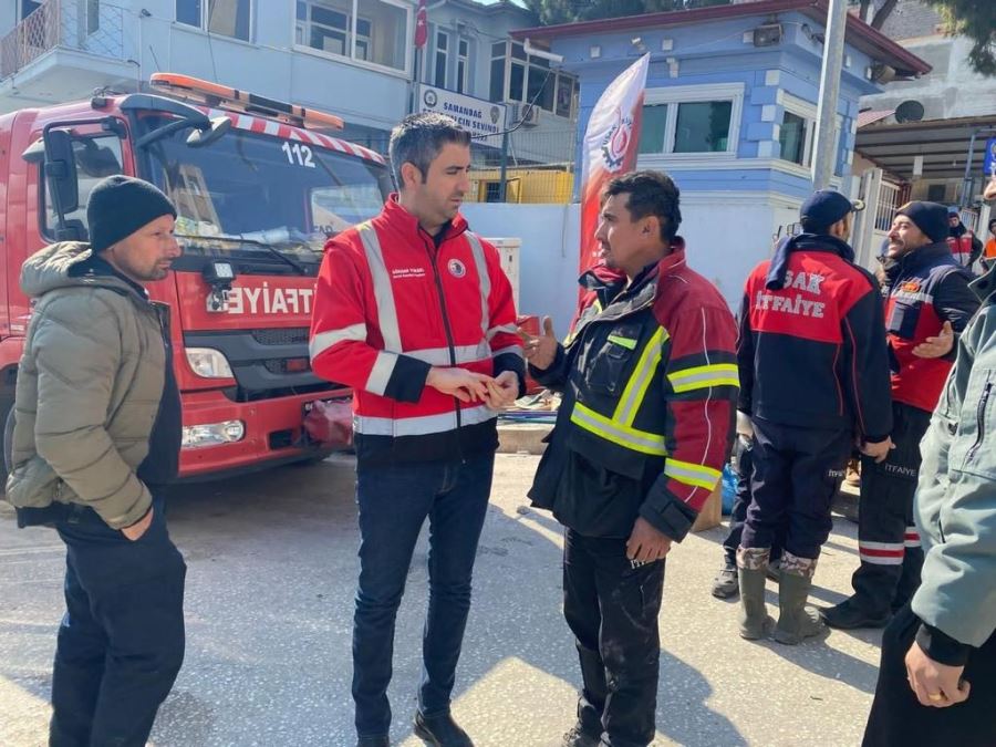 Başkan Gökhan Yüksel Deprem Bölgesinde