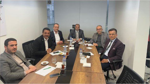 BAŞKAN KARIŞ MİLLET İTTİFAKI MERSİN İL BAŞKANLARINI AĞIRLADI!