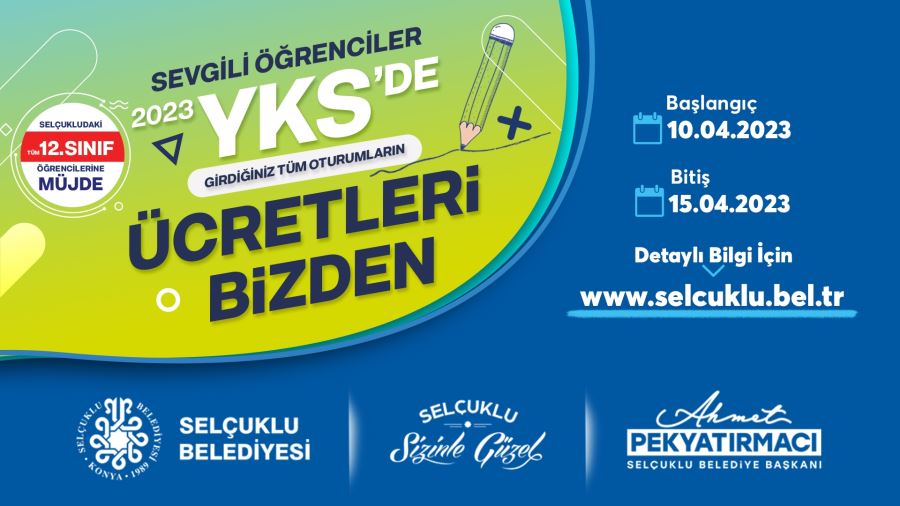 BAŞKAN PEKYATIRMACI’DAN ÖĞRENCİLERE YKS MÜJDESİ