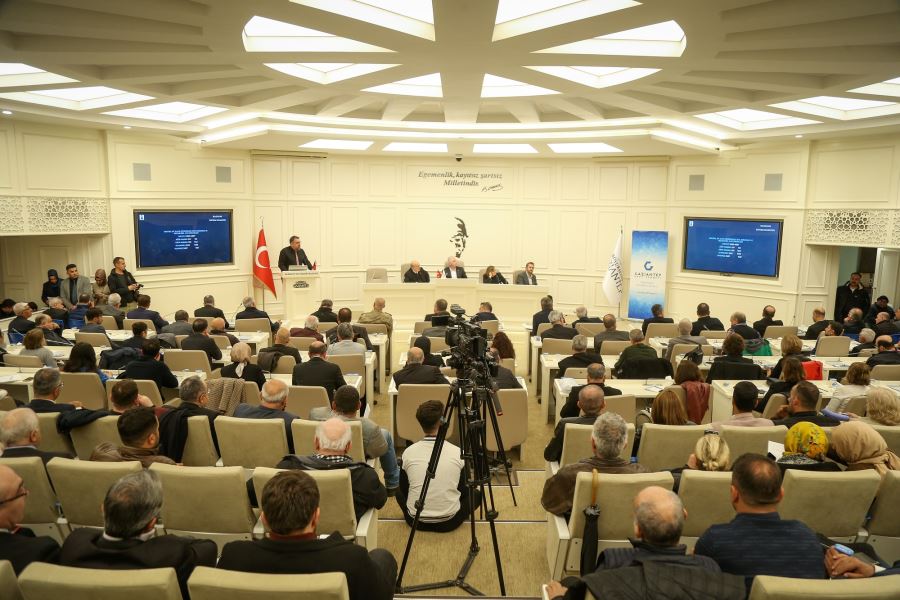 BAŞKAN ŞAHİN, GAZİANTEP KENT KONSEYİ 7’NCİ OLAĞAN GENEL KURUL TOPLANTISINDA KONUŞTU
