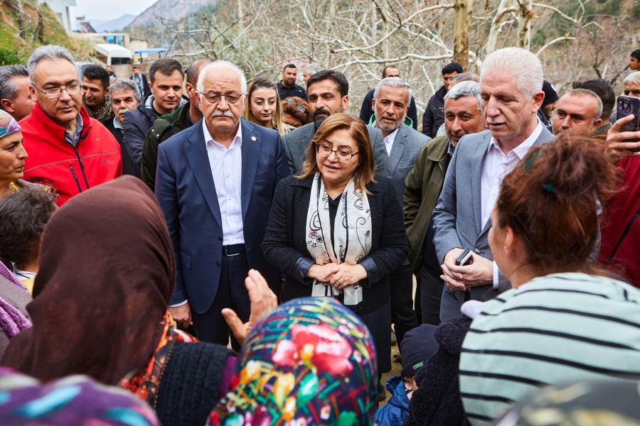 BAŞKAN ŞAHİN, İSLAHİYE’DE KÖYLERİ ZİYARET ETTİ