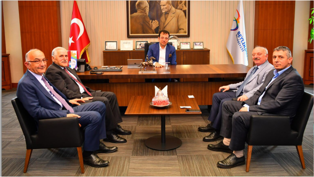 BAŞKAN ŞAHİN'DEN İMAMOĞLU'NA DESTEK!