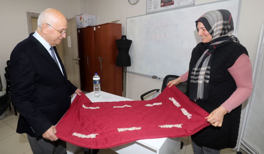 Başkan Yaşar, YENİMEK kursiyerleri ile buluştu
