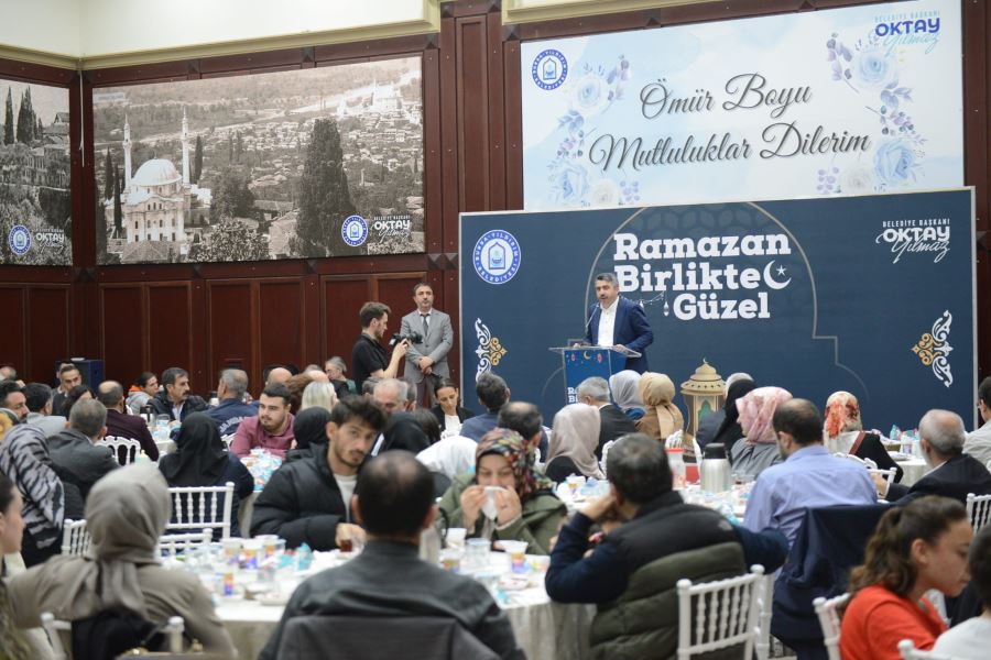 BAŞKAN YILMAZ ŞEHİT AİLELERİ VE GAZİLERLE İFTARDA BULUŞTU