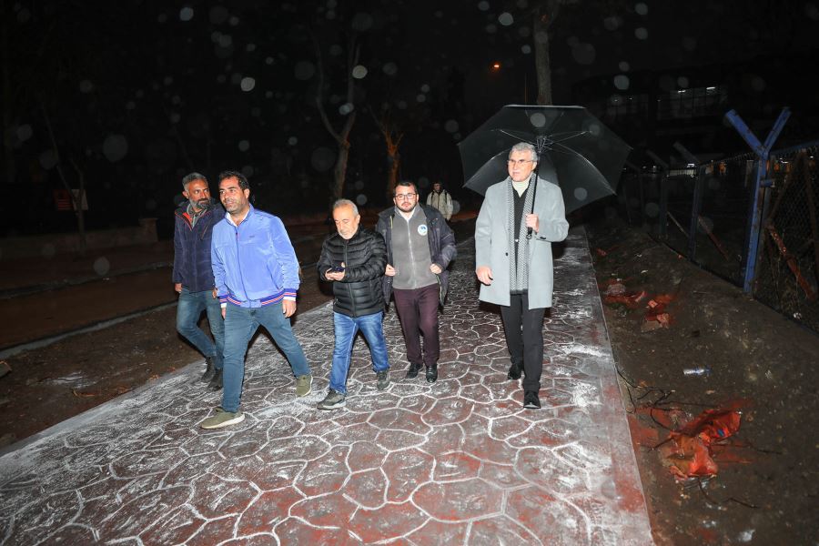 Başkan Yüce Çark Caddesi'nde konuştu: 