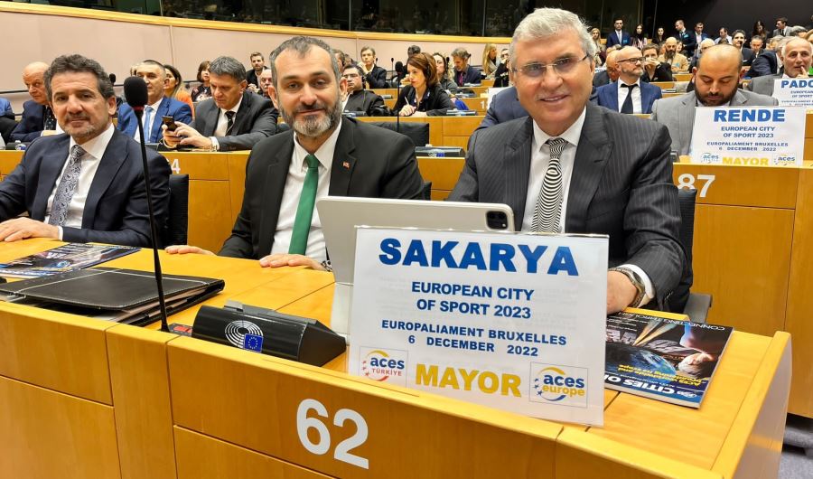 Başkan Yüce müjdeyi Belçika’dan verdi: Sakarya ‘2023 yılı Avrupa Spor Şehri’ oldu