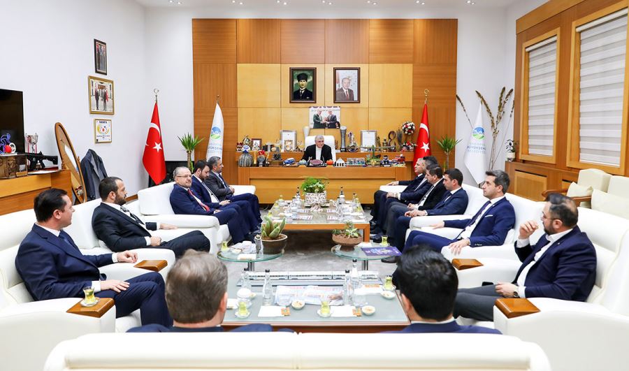 Başkan Yüce, SATSO heyetini ağırladı: Hepimiz Sakarya için varız