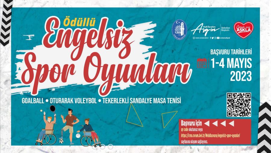 Belediyeden Engelsiz Spor Oyunları etkinliği