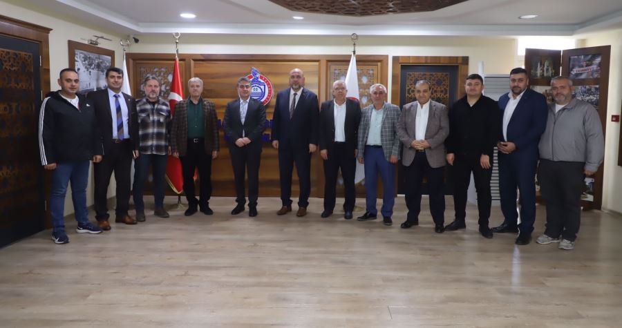 Bursa İl Spor Müdürü Rahmi Aksoy’dan Başkan Aydın‘a Ziyaret.