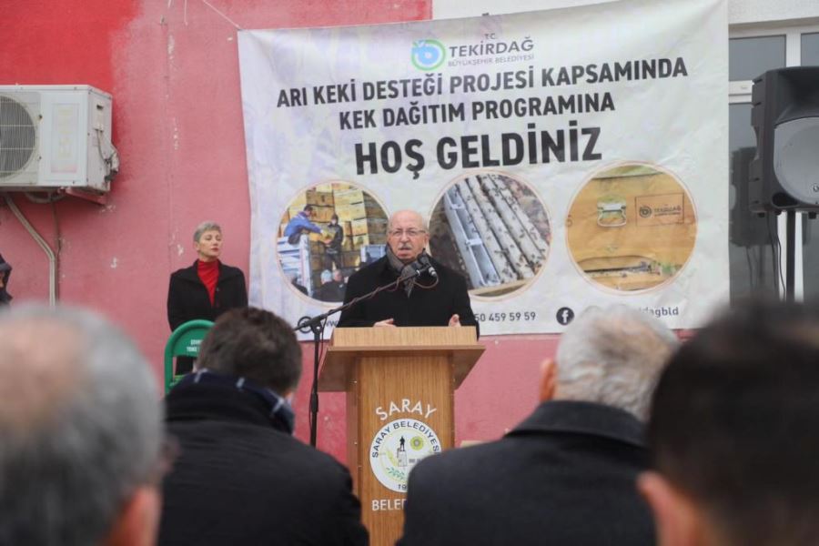 BÜYÜKŞEHİR BELEDİYESİ’NİN ARI YETİŞTİRİCİLERİNE DESTEĞİ SÜRÜYOR