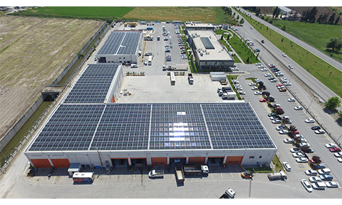 Büyükşehir güneş enerji santralini devreye aldı