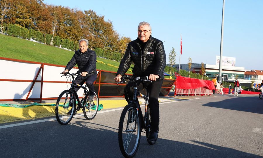 Büyükşehir her yerde bisikleti anlatıyor: Pedal çevir mutlu ol