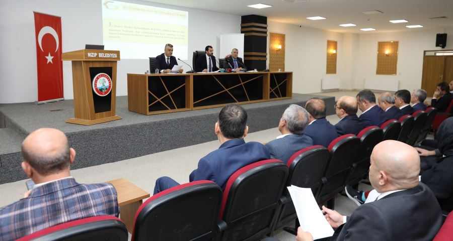 BÜYÜKŞEHİR MECLİSİ NİZİP’TE TOPLANDI