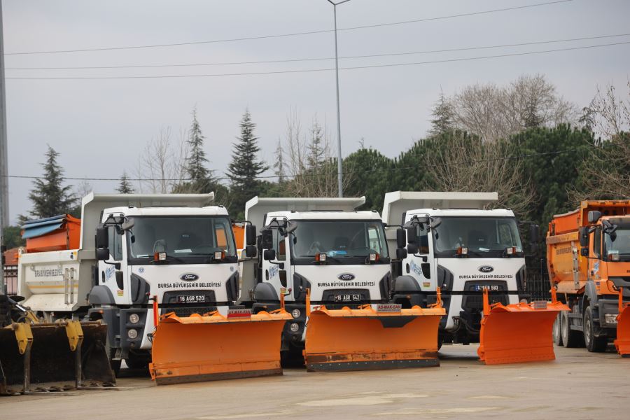 Büyükşehir’de kar hazırlıkları tamam