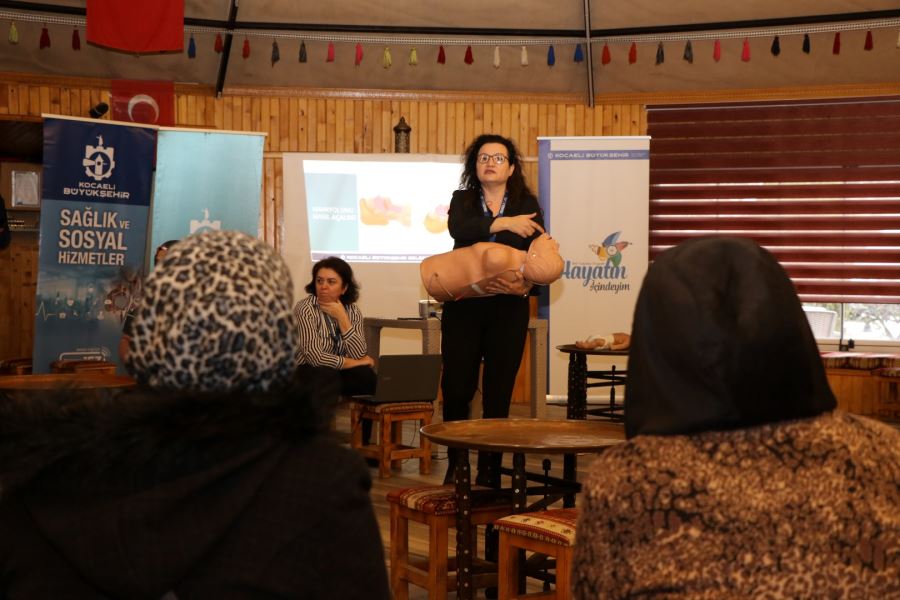 Büyükşehir’den afetlerde ilk yardım eğitimi