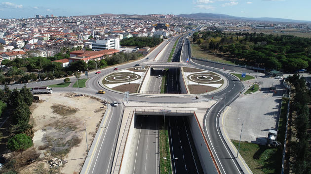 Büyükşehir’den Bandırma’ya dev katlı kavşakla