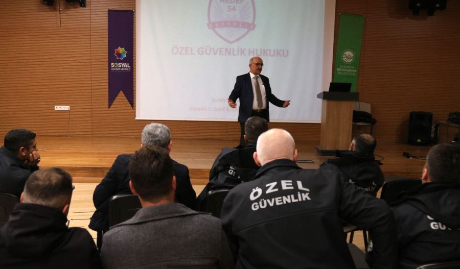 Büyükşehirden güvenlik personeline eğitim