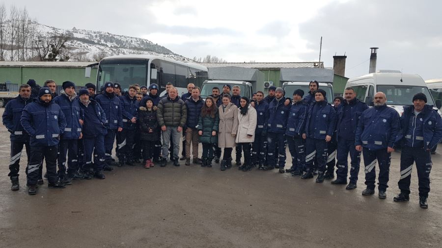 BÜYÜKŞEHİR’DEN HATAY’A YENİ DESTEK EKİPLER