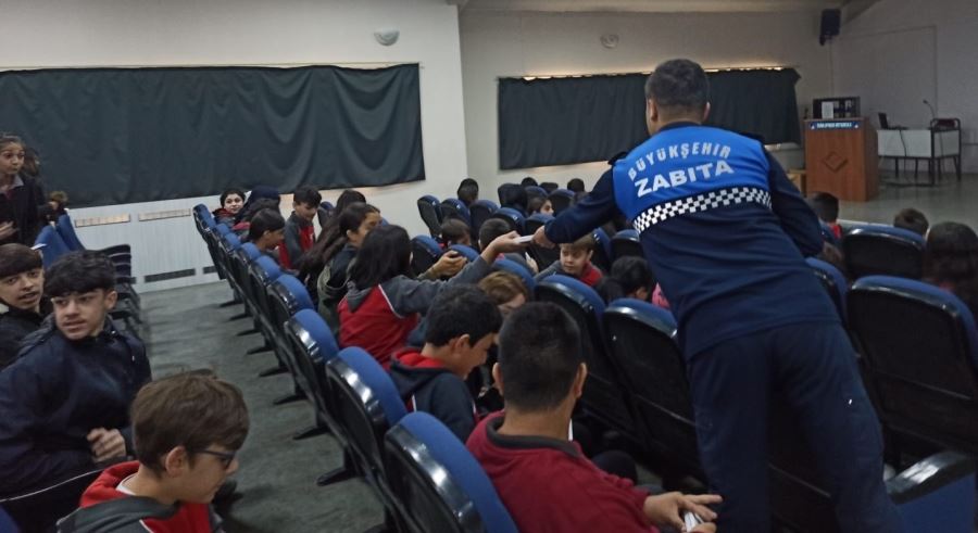 Büyükşehir’den okullara Zabıta ve Bilinçli Tüketici eğitimi