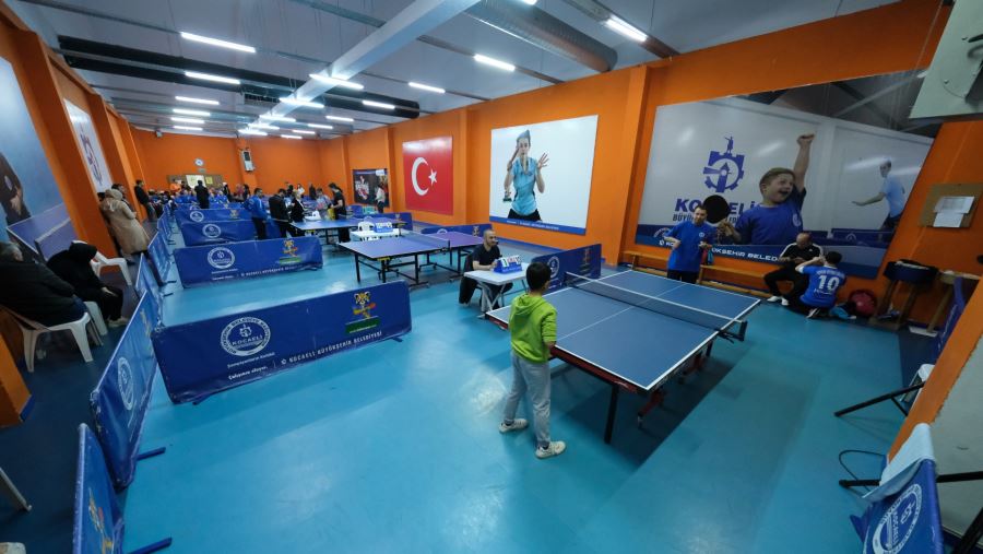 Büyükşehir’den özel sporcuların masa tenisi turnuvası