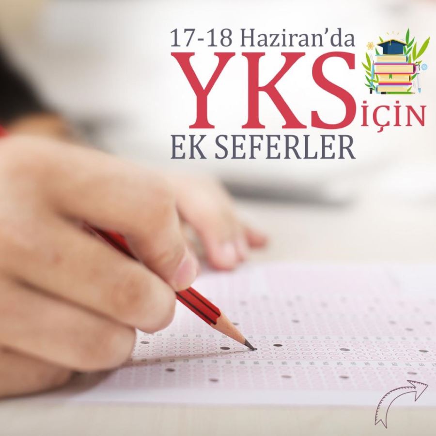 Büyükşehir’den YKS için ücretsiz ulaşım